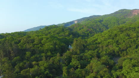 aerial - tafí del valle, calchaquíes valley, tucuman, argentina, forward