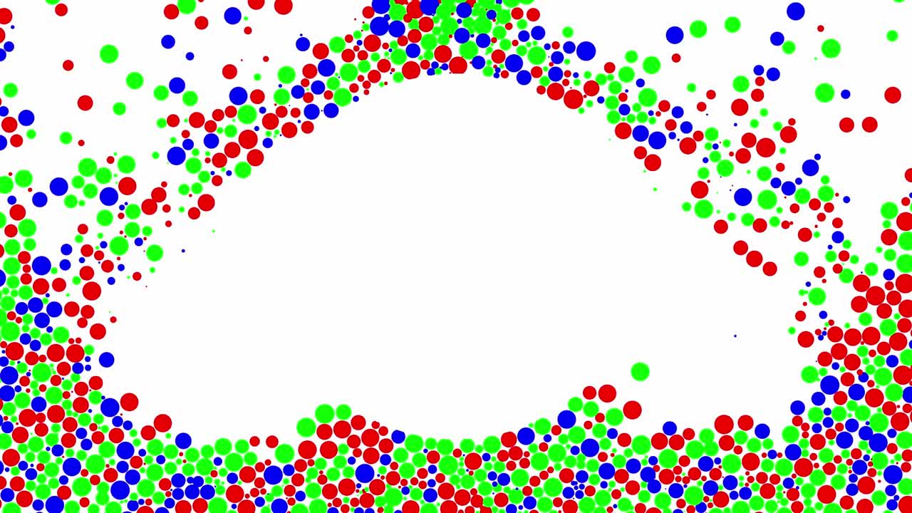 Sfondio astratto con cerchi colorati