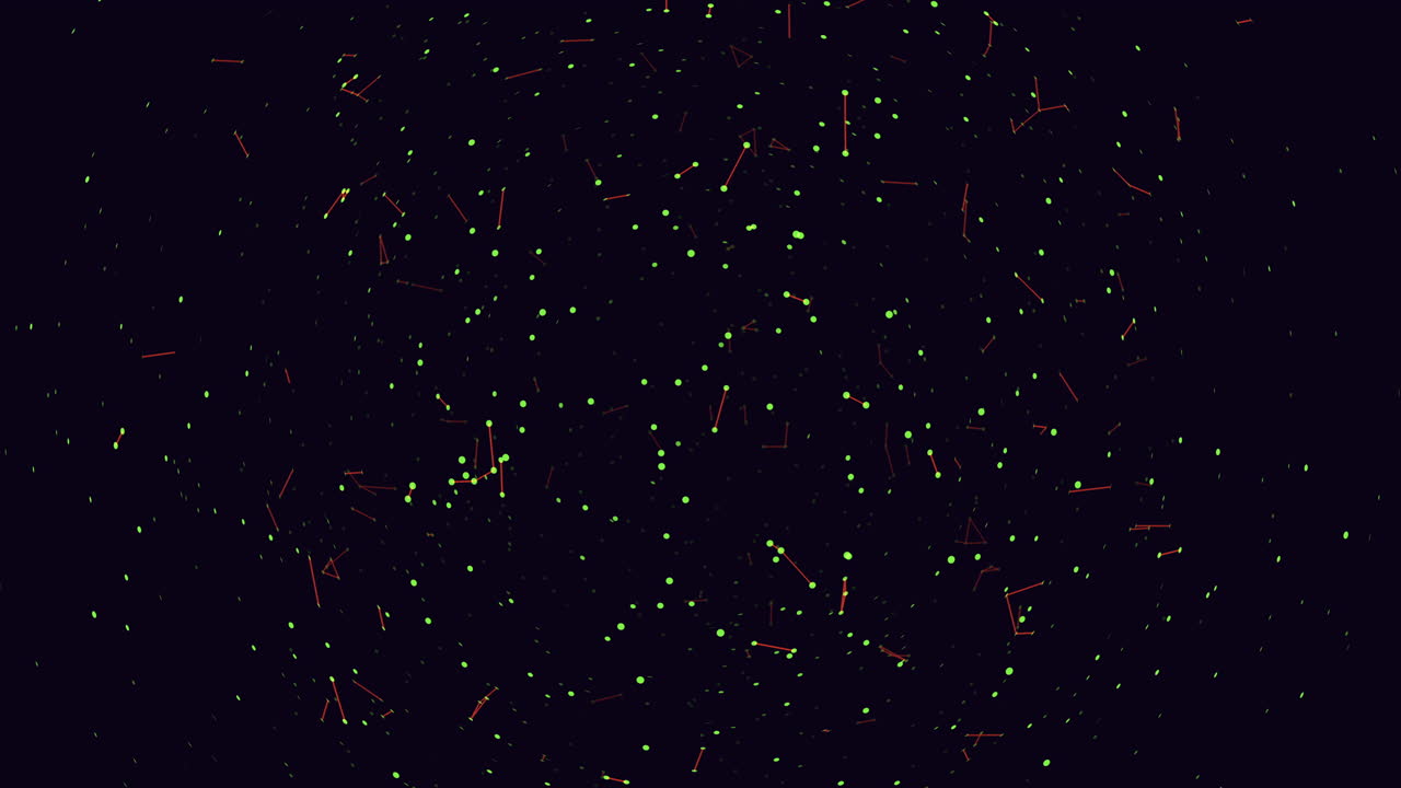 A dark background with scattered red dots forming a star-like pattern. The ambiguous image provokes intrigue, lacking context for interpretation
