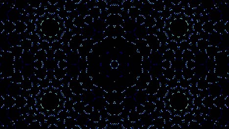 beautiful abstract kaleidoscope that shines, a radiant light that regulates the subtle movements
