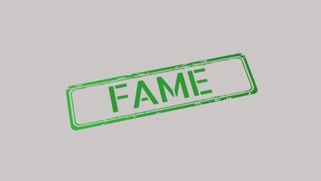 fame stamp