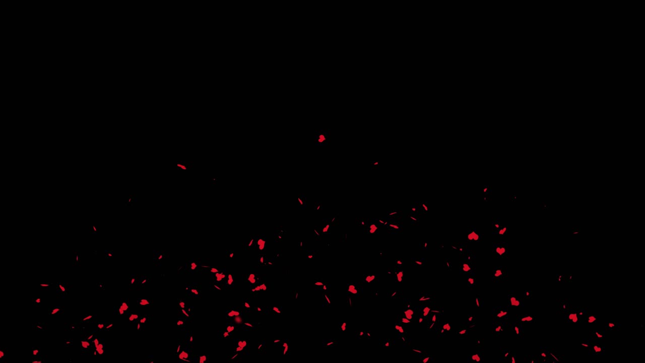 Realistic multicolored confetti gunshot popper explosions shooting falling green screen alpha