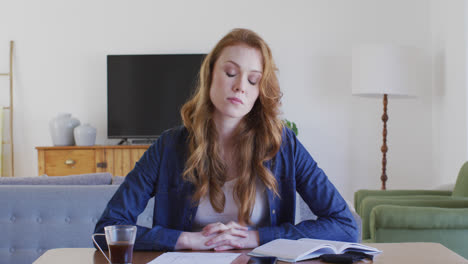 Portrait-of-woman-working-at-home