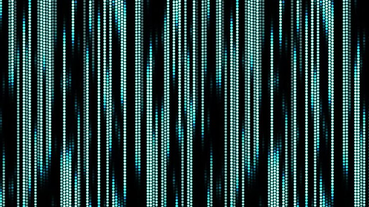 Dot animation Cyber line Motion graphics