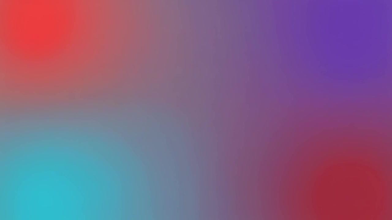 Abstract Motion Background with Shifting Colorful Gradient Orbs