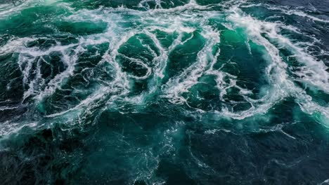 Waves-of-water-of-the-river-and-the-sea-meet-each-other-during-high-tide-and-low-tide.