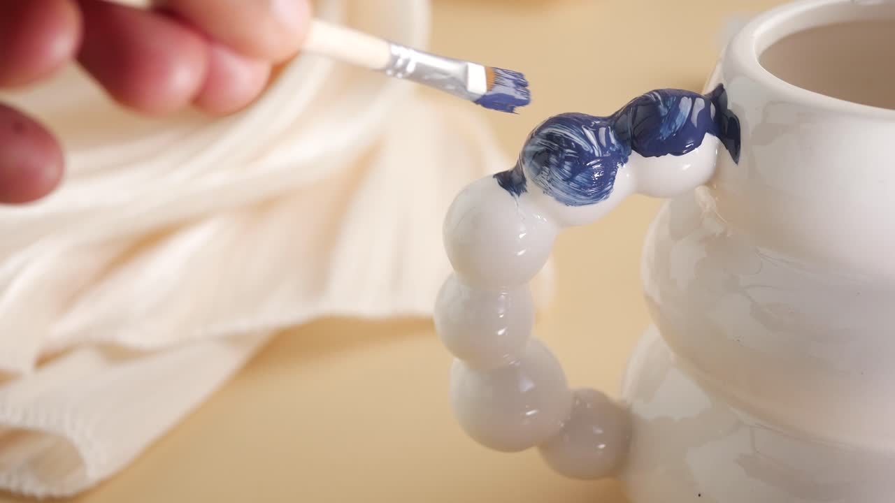 Painting a Ceramic Mug