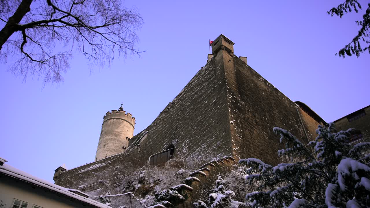유럽에서 오스트리아 잘츠부르크에서 촬영한 영상
