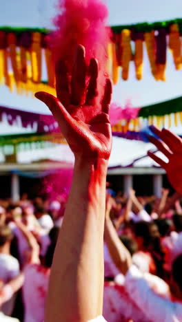 celebración del holi