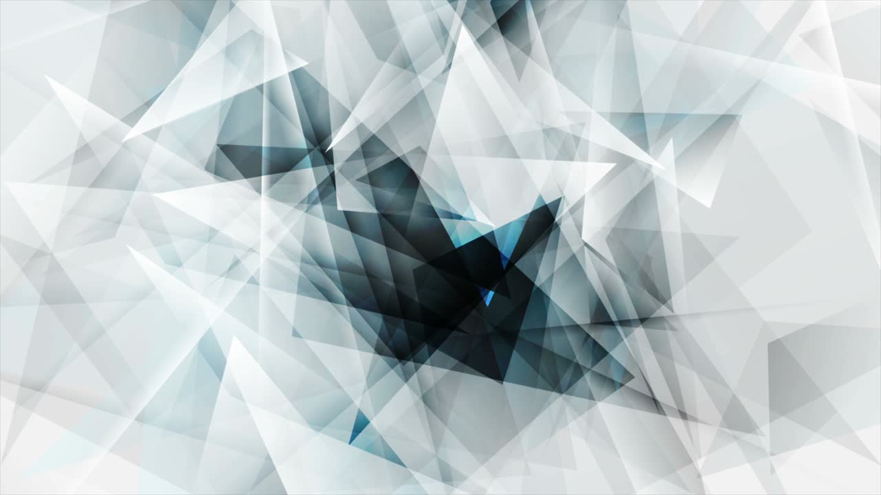 Glossy blue grey abstract low poly technology motion background