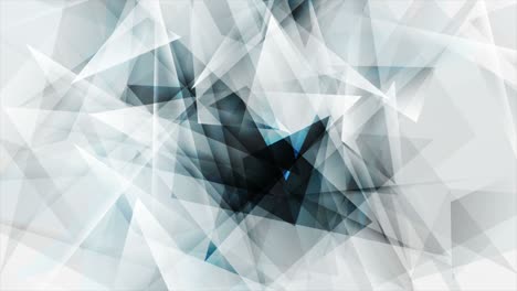 glossy blue grey abstract low poly technology motion background