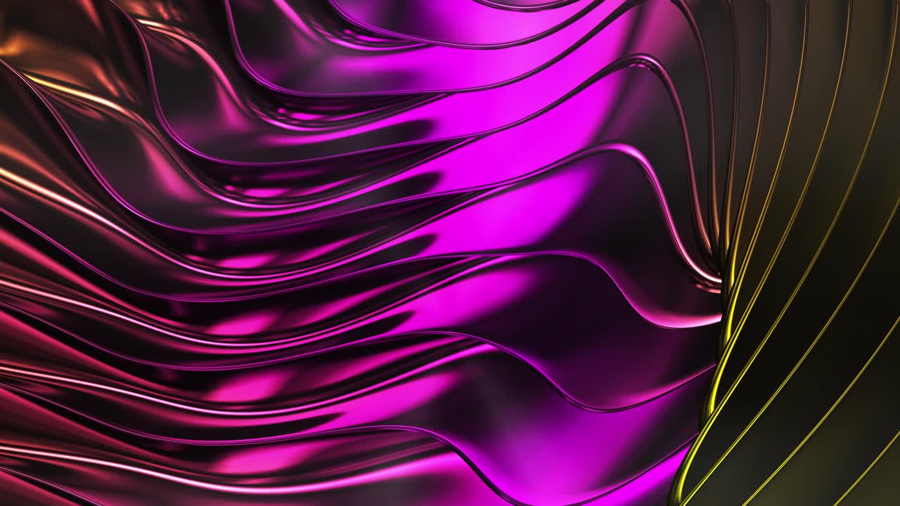 fondo de ondas metálicas abstractas