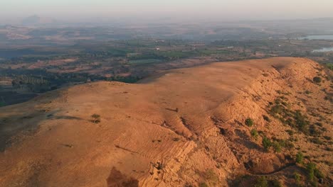 Amanecer-En-La-India-Rural-|-India-India-|-Tomas-Aéreas-De-Drones-|-Viajes-|-Sol-|-Luz-|-Mañana