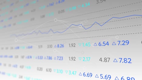 animation of data processing over shapes