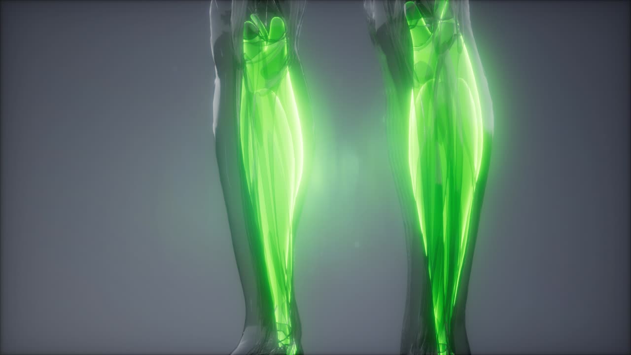 gastrocnemius- 눈에 보이는 근육 해부학 지도