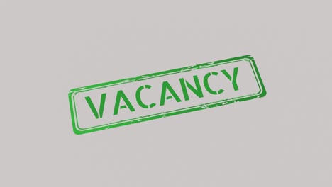 VACANCY-Stamp