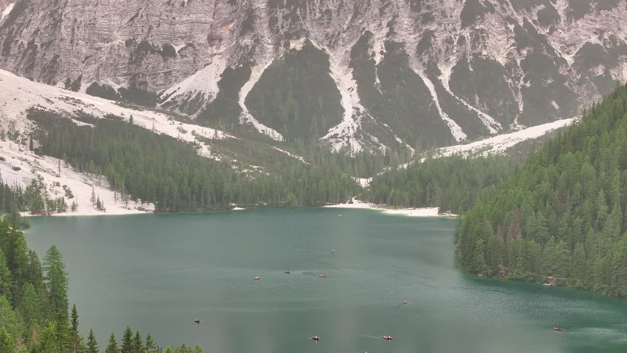 Lake Braies, Lago di Braies, Pragser Wildsee, stunning alpine, Dolomites