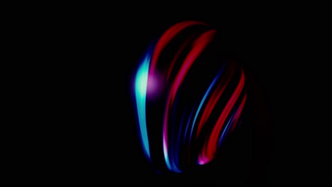 abstract glowing sphere design