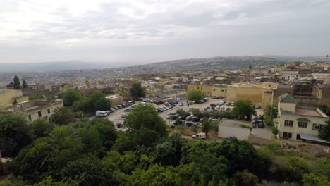 4K-Footage-of-the-old-Medina-in-Fez-,-Morocco-at-sunrise