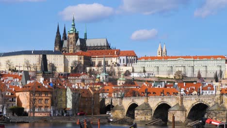 prague castle with the st