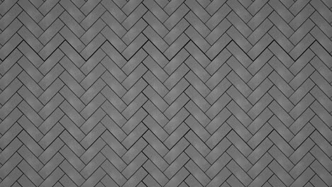 bloques de construcción de estilo herringbone en 3d sobre un fondo negro.
