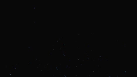 animación de partículas de estrellas brillantes gráficos de movimiento