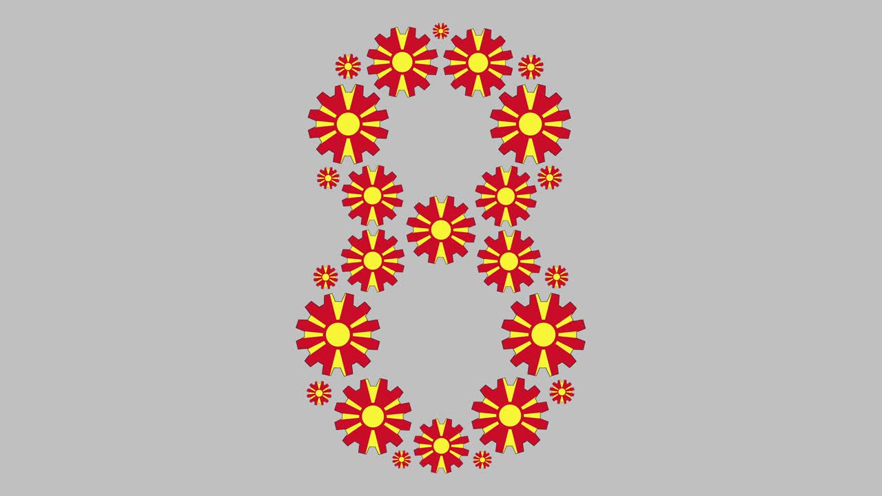 número ocho de macedonia del norte