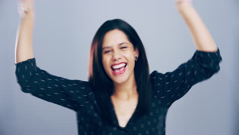 bailando con todo su corazón