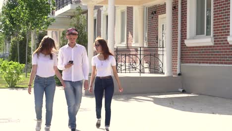 teenagers dancing outdoors