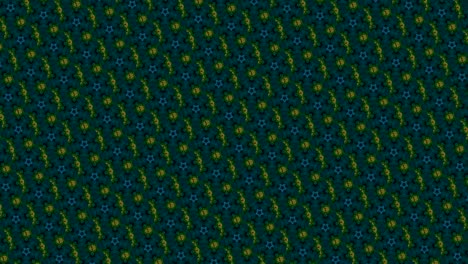 secuencia de caleidoscopio virtual infinito o patrones de bucle sin costuras.