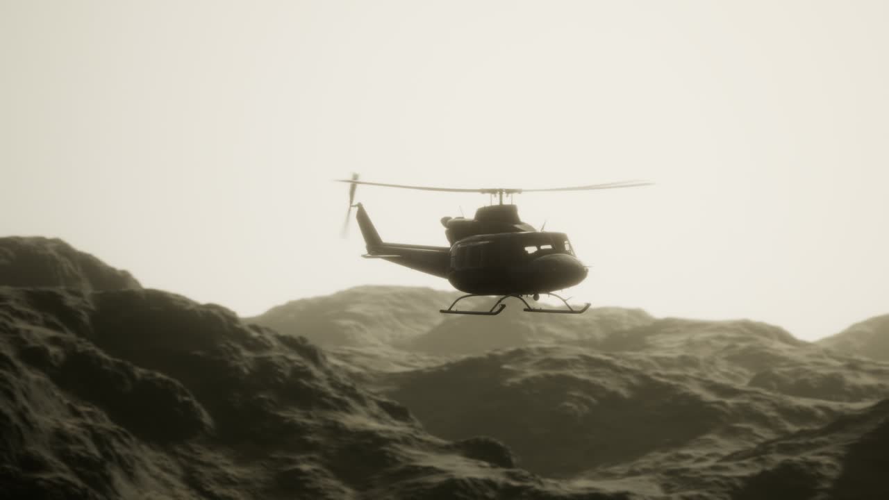 helicóptero militar de los estados unidos en vietnam.