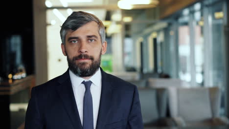 retrato de un hombre de negocios