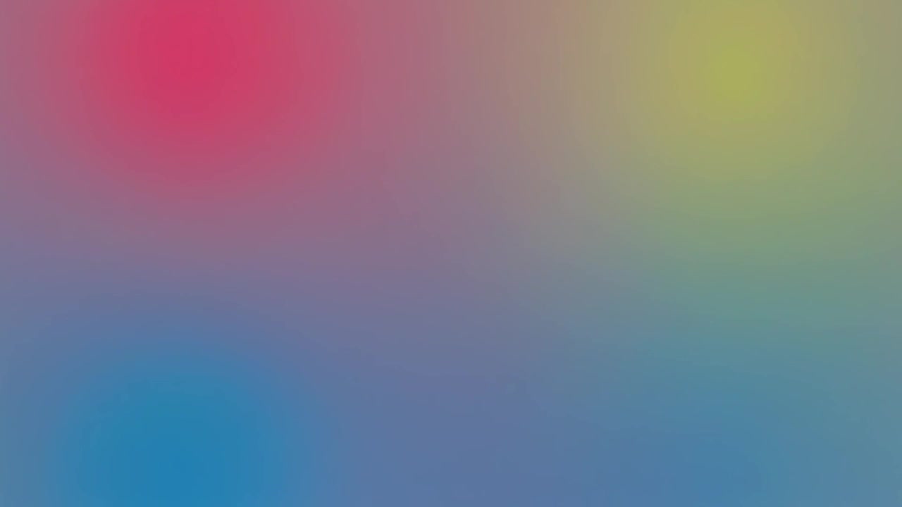 Abstract Motion Background with Soft Glowing Colorful Orbs