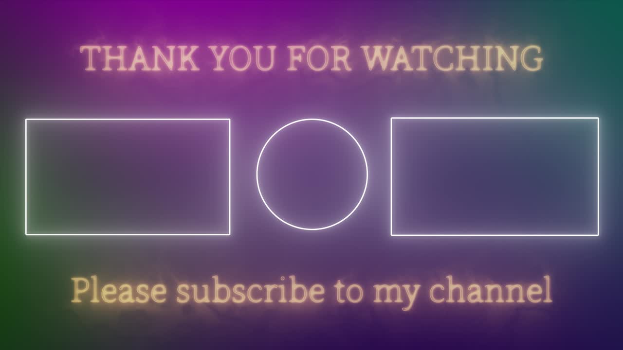 gradación simple de la tarjeta de finalización de la pantalla de finalización gráficos de movimiento