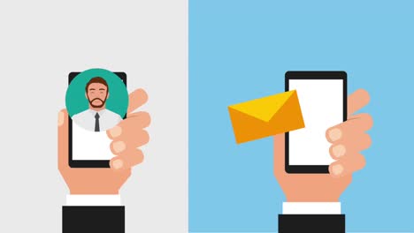 trabajo en equipo personas animación hd