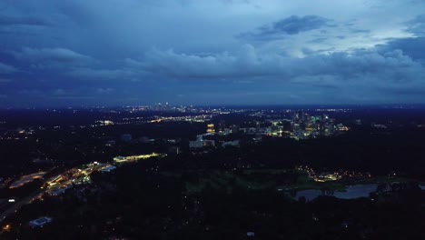 Cool-high-flying-shot-of-downtown-Atlanta