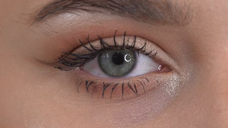 primer plano de un hermoso ojo femenino