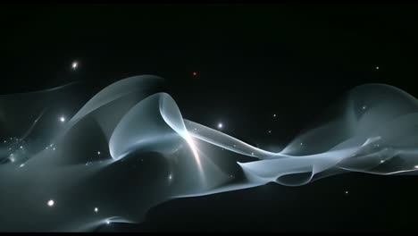 Ethereal Light Waves and Particles Abstract Background