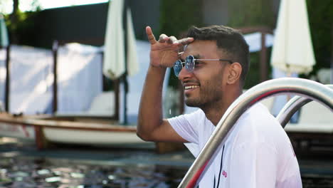 Lifeguard-by-the-pool