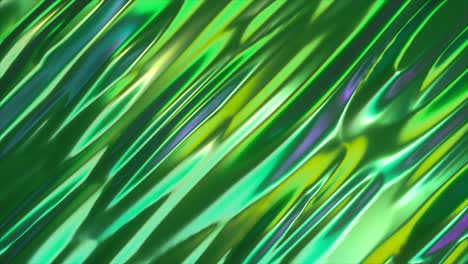 abstract green iridescent liquid texture