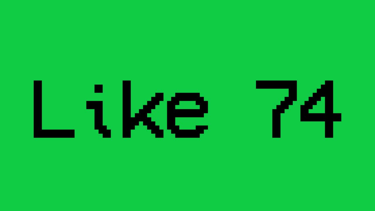 Like rising from 0 to 100 - Digital counter number 0-100 - Loading progress bar with percentage - 0-100 Like - Count up From 100 to 0
