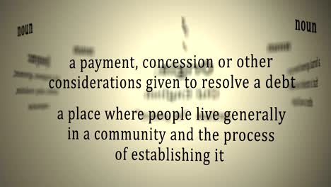 definition: settlement