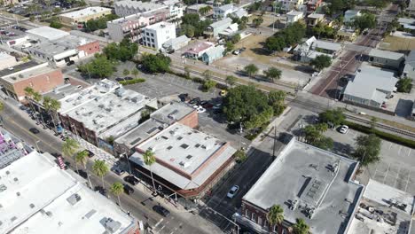 short flight down east 7th avenue in ybor city, tampa, florida