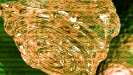 fondo de movimiento que muestra 3d animado líquido en movimiento que fluye reflejos de efecto onda ondulada