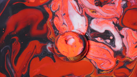 abstract marbled paint design