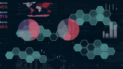 Animación-Del-Procesamiento-De-Datos-Sobre-El-Mapa-Mundial