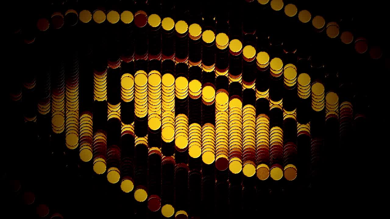 fondo abstracto pared de círculos