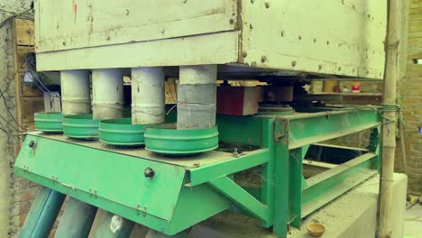 parte giratoria de la máquina de moler arroz