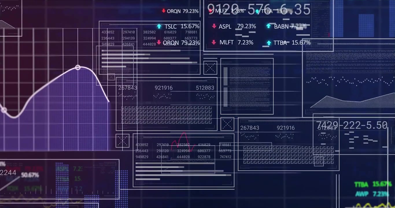 Initial frames appearing, dashboard forming, charts growing, numbers updating for live metrics