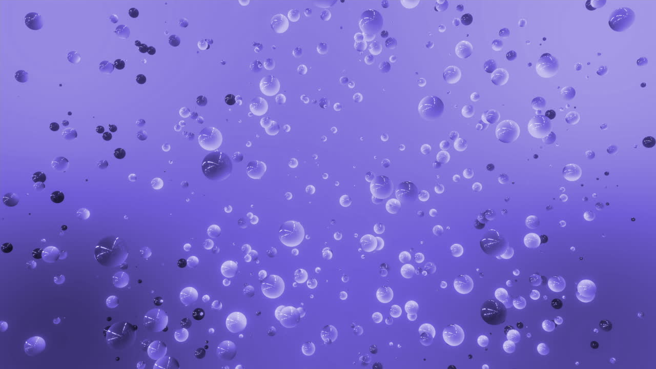 Abstract Purple Bubbles